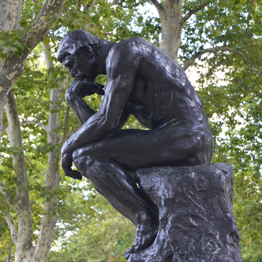 Роден мыслитель фото скульптуры
