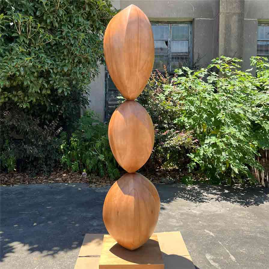 Bulk supply of modern abstract wood sculptures to create unique hotel decoration art