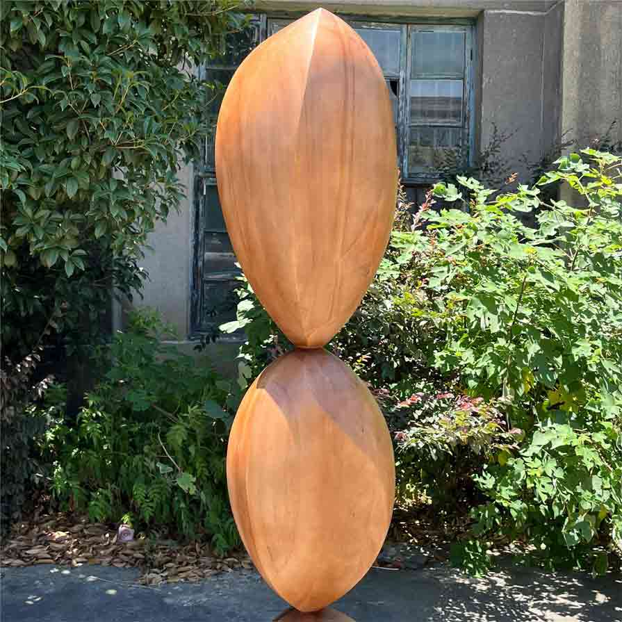 Bulk supply of modern abstract wood sculptures to create unique hotel decoration art