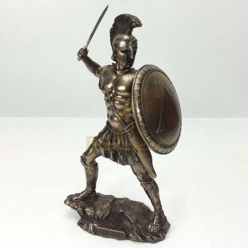 Ancient Warriors Bronze Soldier Sculpture