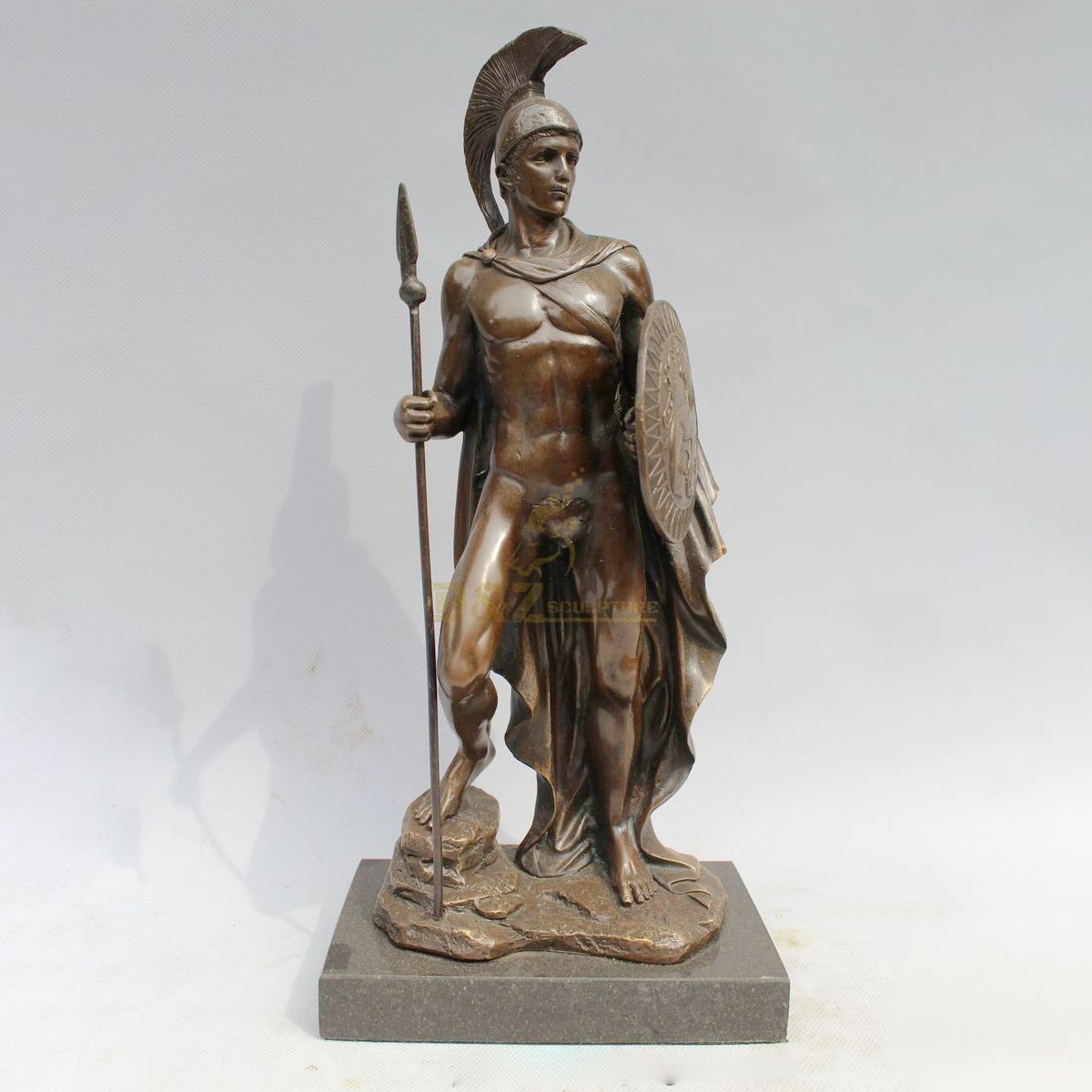 Bronze Ancient Outdoor Roman Figure Standing Sculpture 