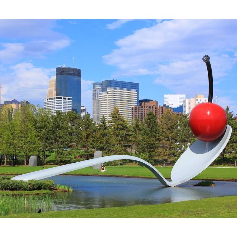 spoonbridge and cherry sculpture