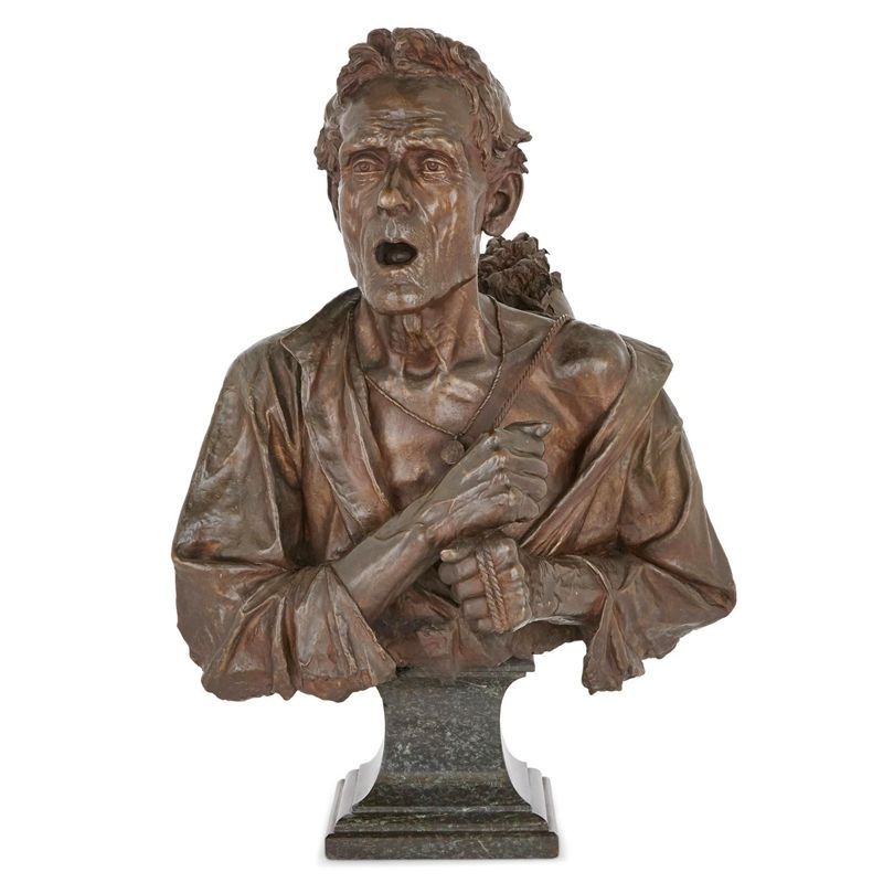 Best Selling Items Bronze Old Man Bust Statue