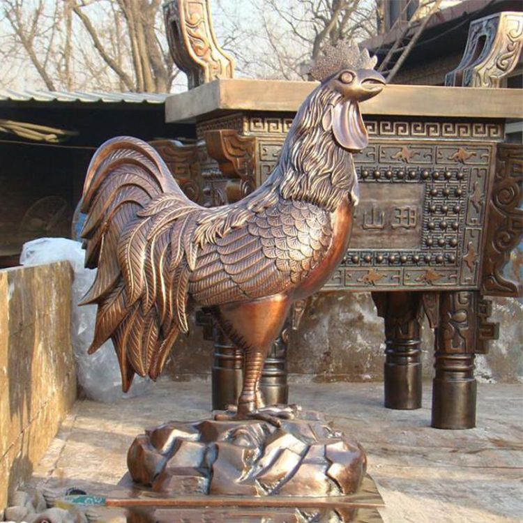 large rooster statue for sale