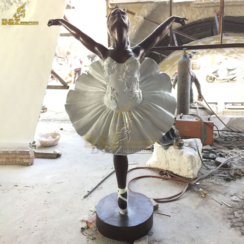 bronze ballerina dancer sculpture