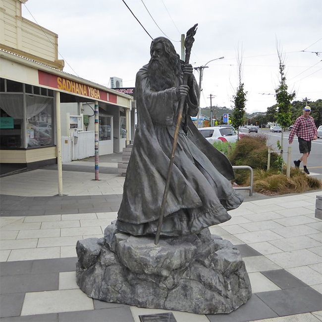 life size gandalf statue