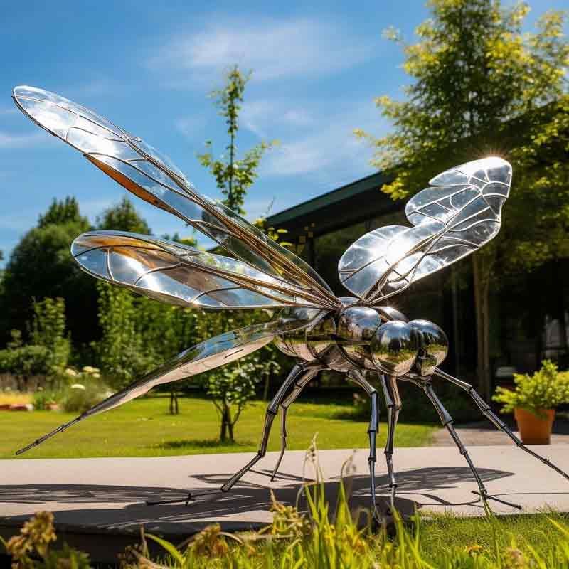 Large metal dragonfly sculpture for sale, dragonfly garden sculpture , dragonfly yard sculpture