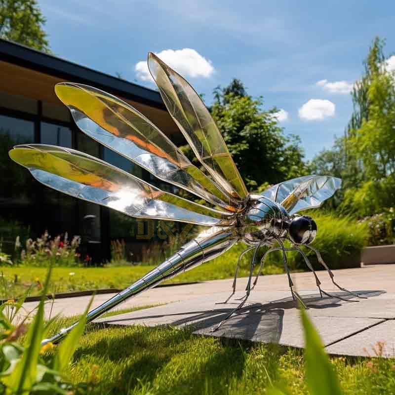 Large metal dragonfly sculpture for sale, dragonfly garden sculpture , dragonfly yard sculpture