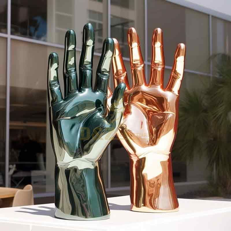 Stainless Steel Hands Statue