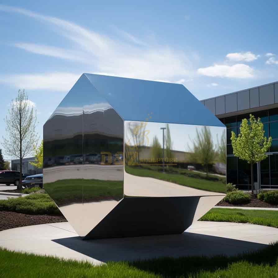 Modern stainless steel cubes sculpture sales