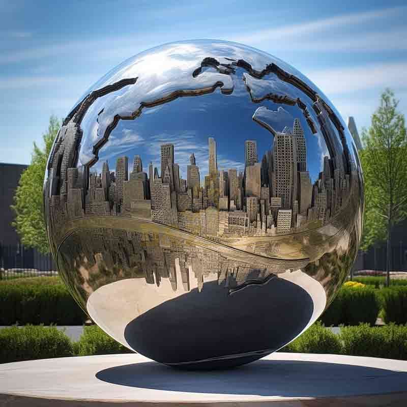 Large metal earth sculpture, creative landscape design DZ-556