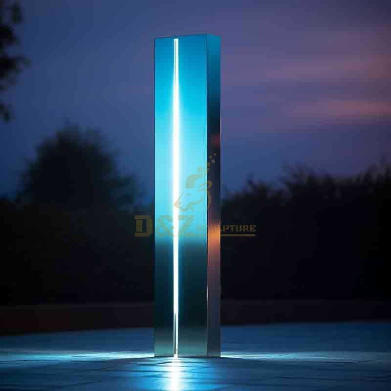 Modern outdoor metal hollow lighting art sculpture for park DZ-562