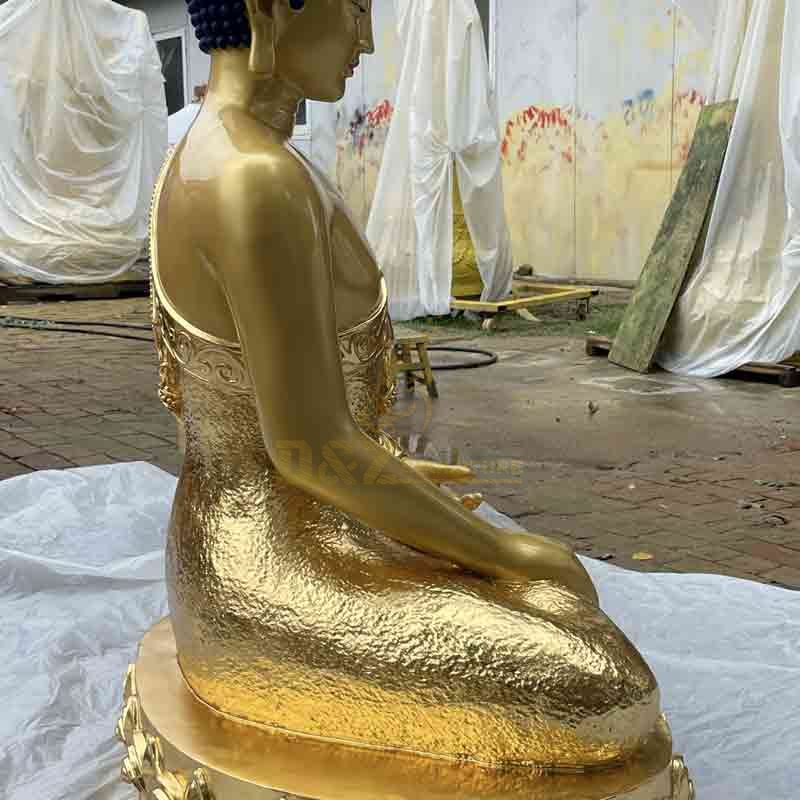 Thai bronze gilded Buddha statue for sale DZ-563