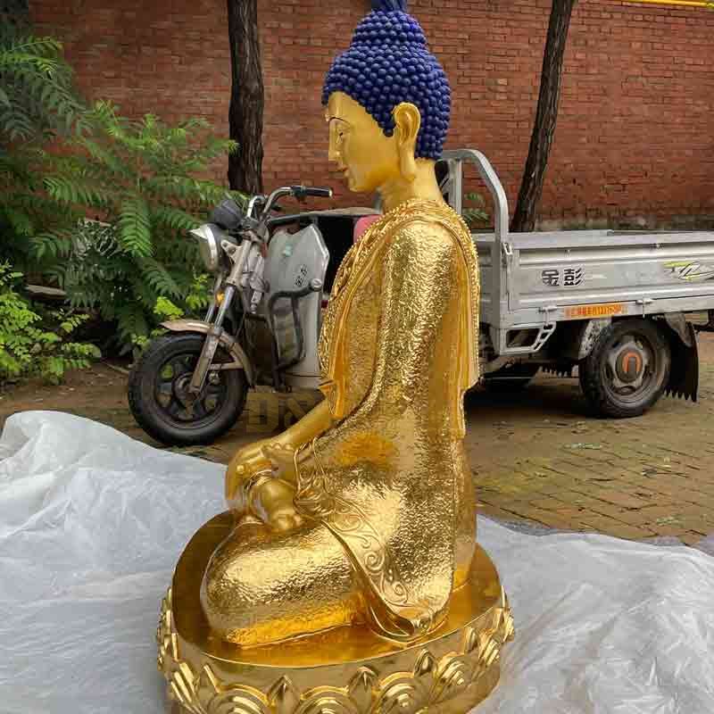 Thai bronze gilded Buddha statue for sale DZ-563