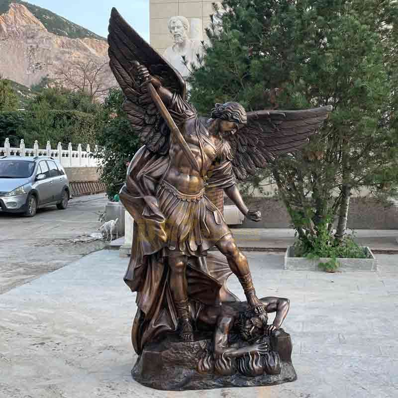 Bronze St Michael the Archangel statue for sale DZ-567