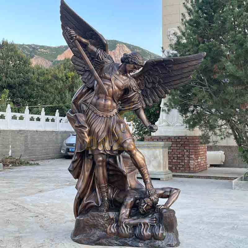 Bronze St Michael the Archangel statue for sale DZ-567