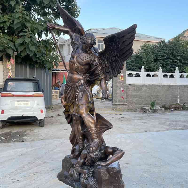 Bronze St Michael the Archangel statue for sale DZ-567