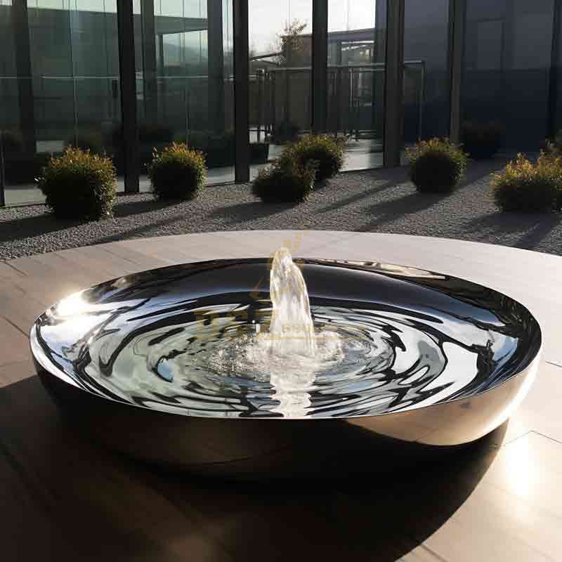 Outdoor Garden Large Metal Water Bowl Fountain Sculpture for Sale DZ-570