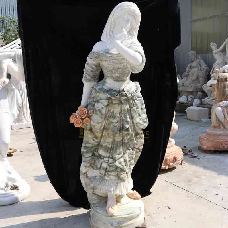 European style victorian lady marble statue for sale DZ-575