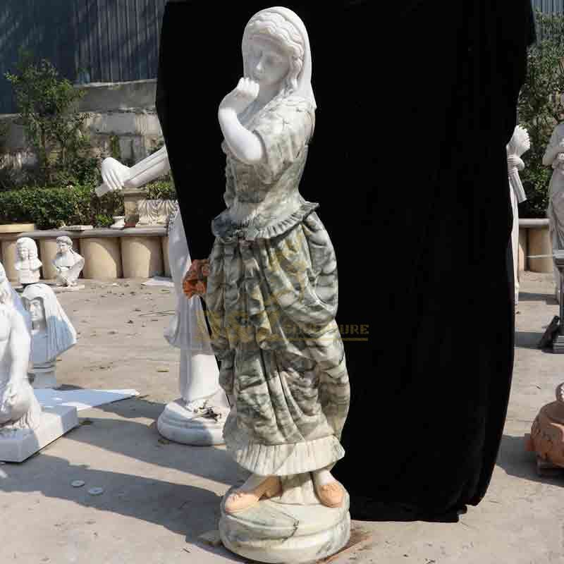 European style victorian lady marble statue for sale DZ-575