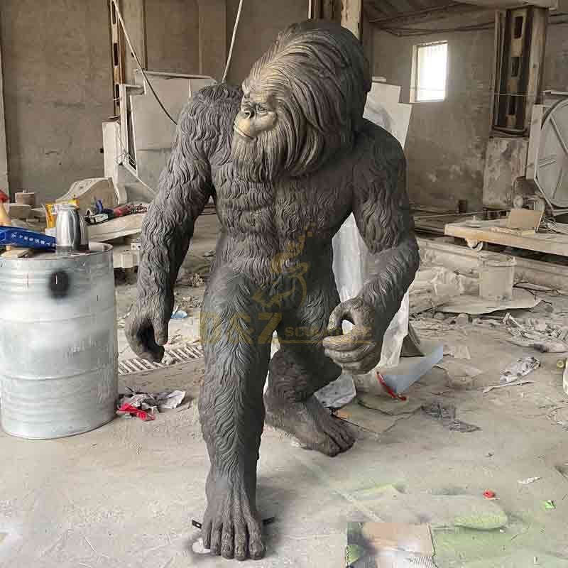 Large Bronze Bigfoot Statue for Sale DZ-580