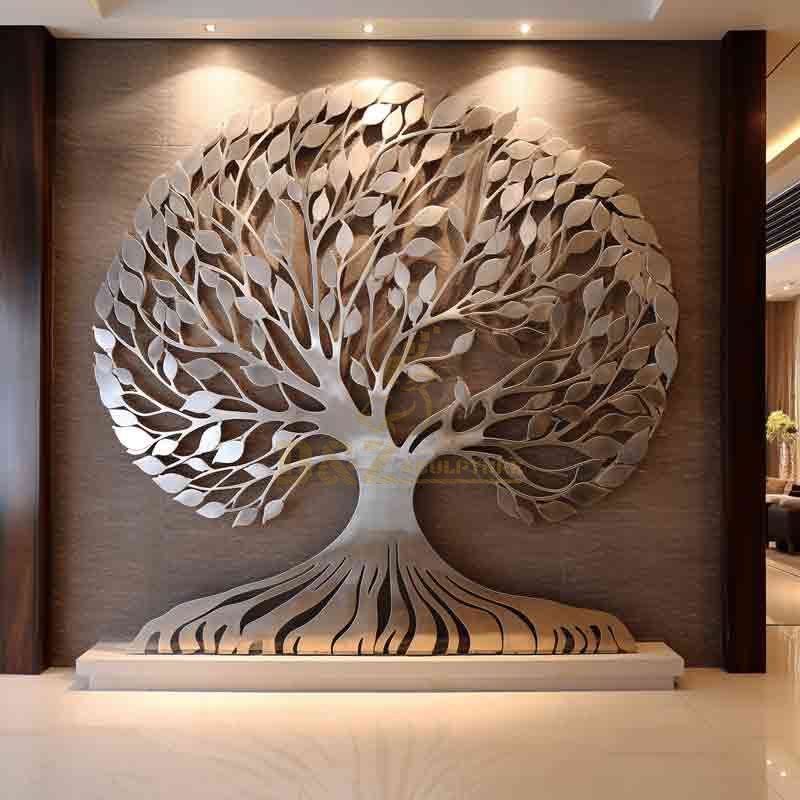 Large Metal Tree Wall Sculpture Metal Wall Art Decor DZ-585