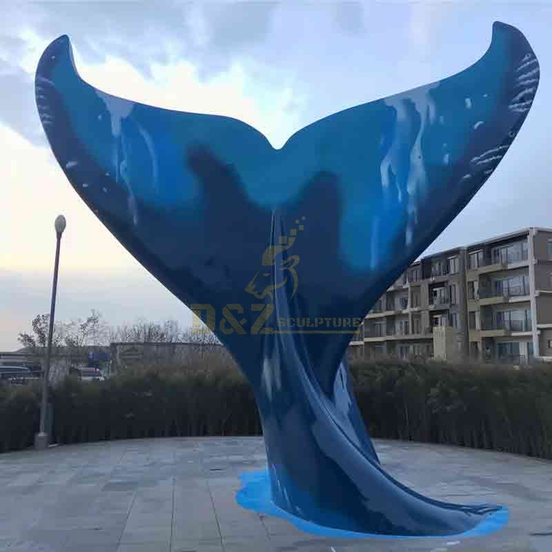 whale tail sculpture