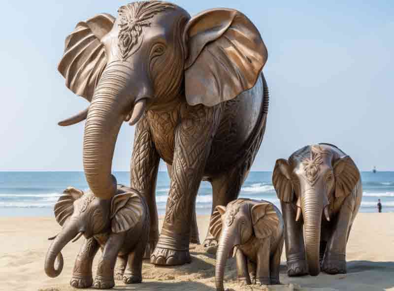 30 Amazing Elephant Statues Sculptures Custom Designs