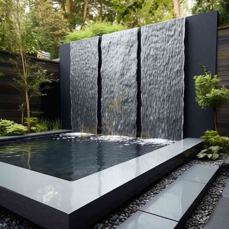 Marble wall fountain