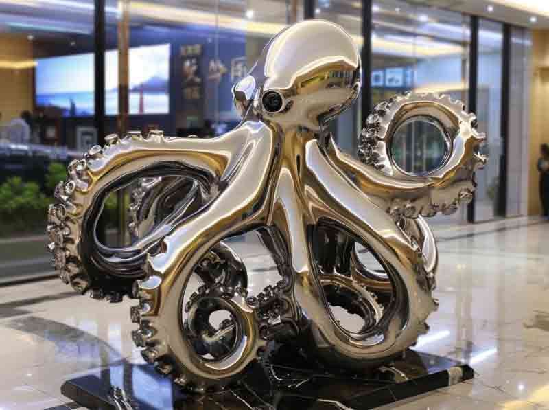 20 Large Octopus Sculpture Art Designs and Customizations