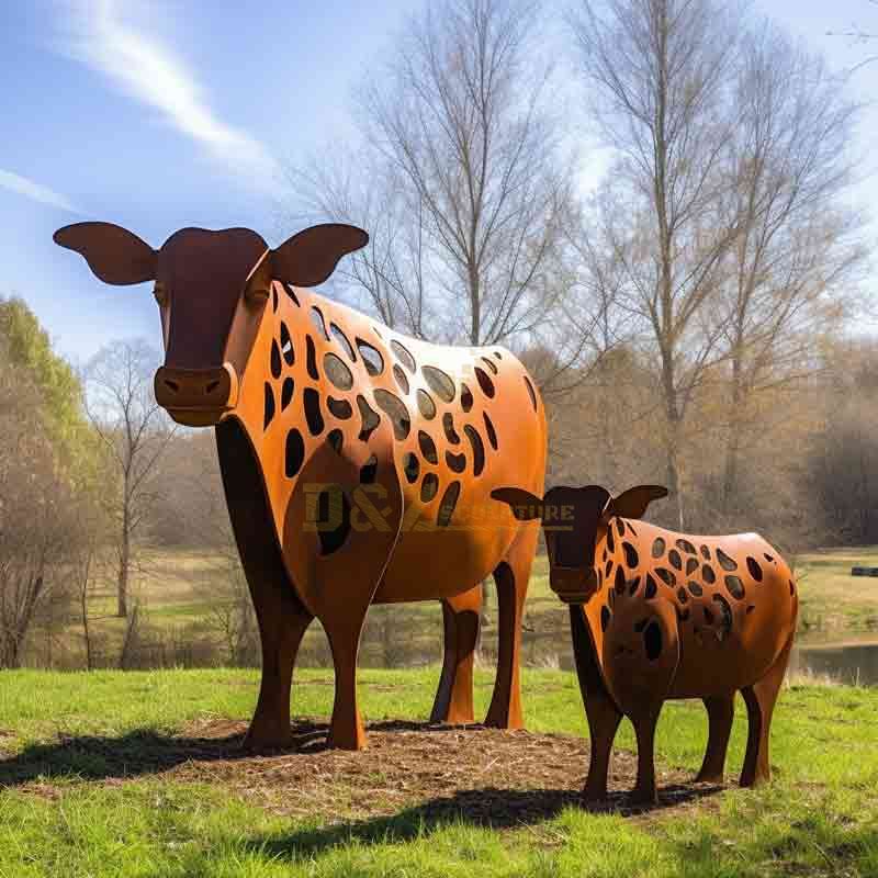 corten steel sculpture