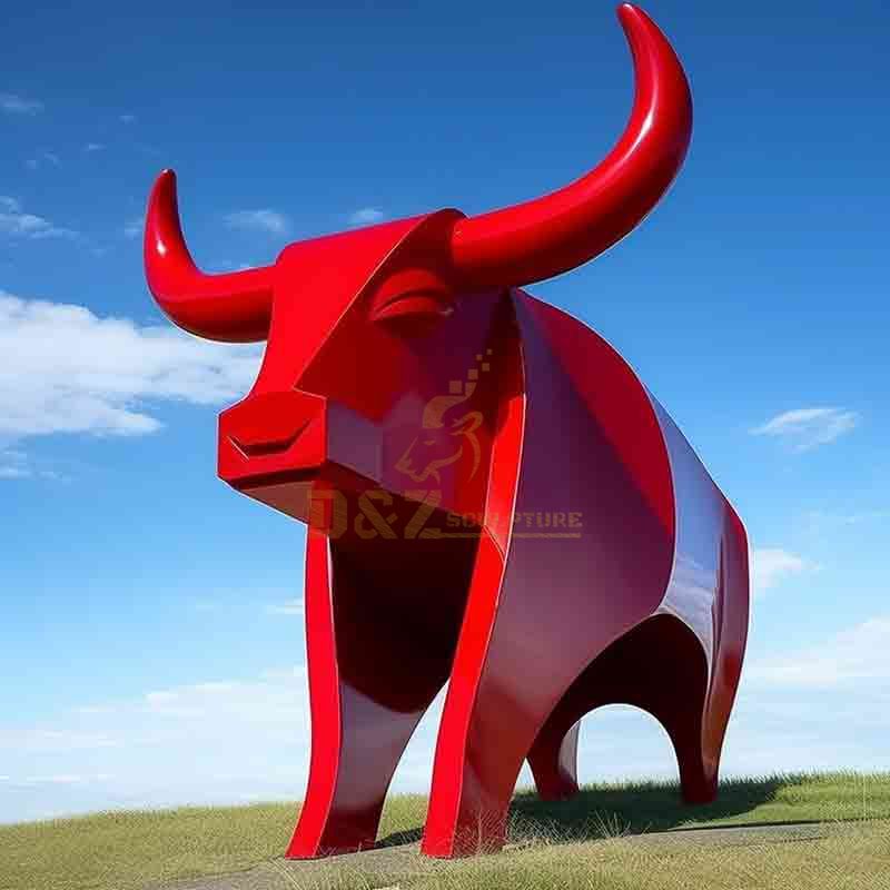 large bull sculpture