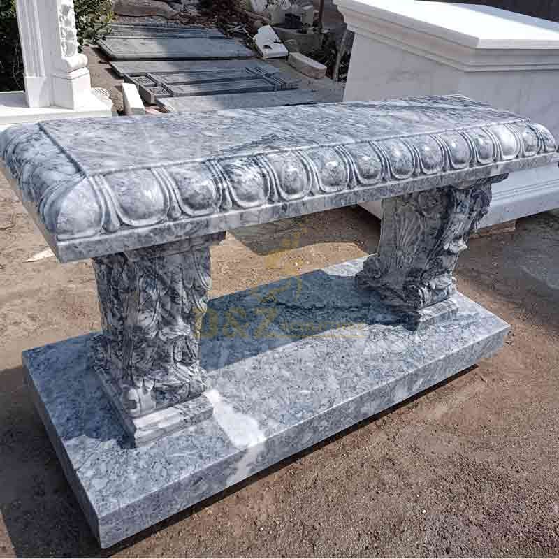 Beautiful Large Marble Sculpture Bench For Sale DZ-670