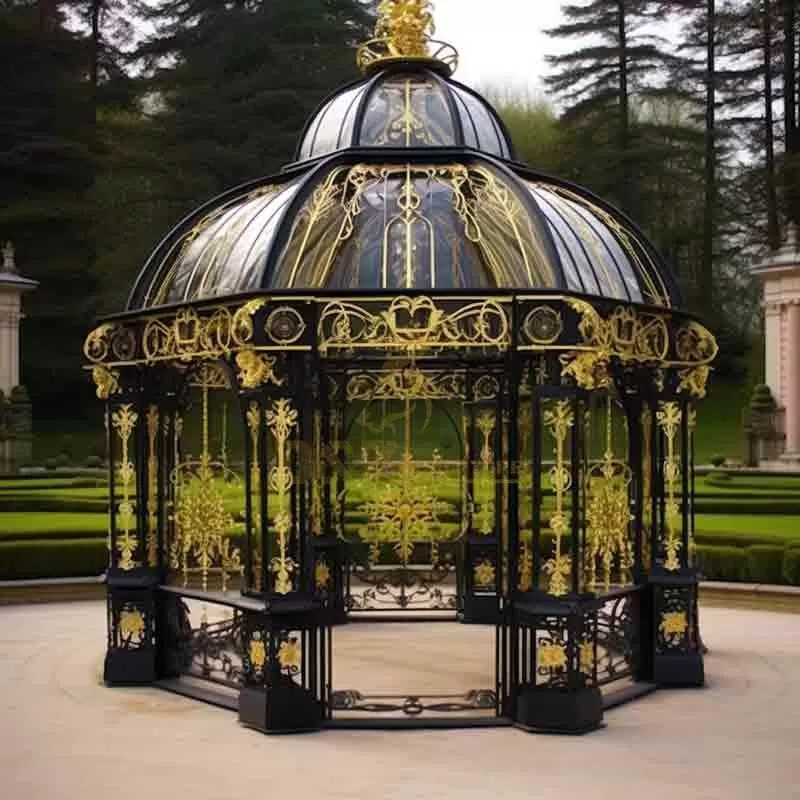 Garden Luxury Victorian Metal Gazebo For Sale DZ-673