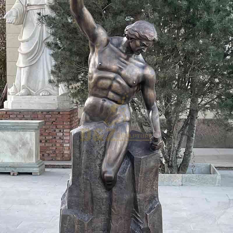 the self made man statue