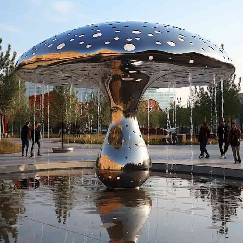 mushroom water fountain