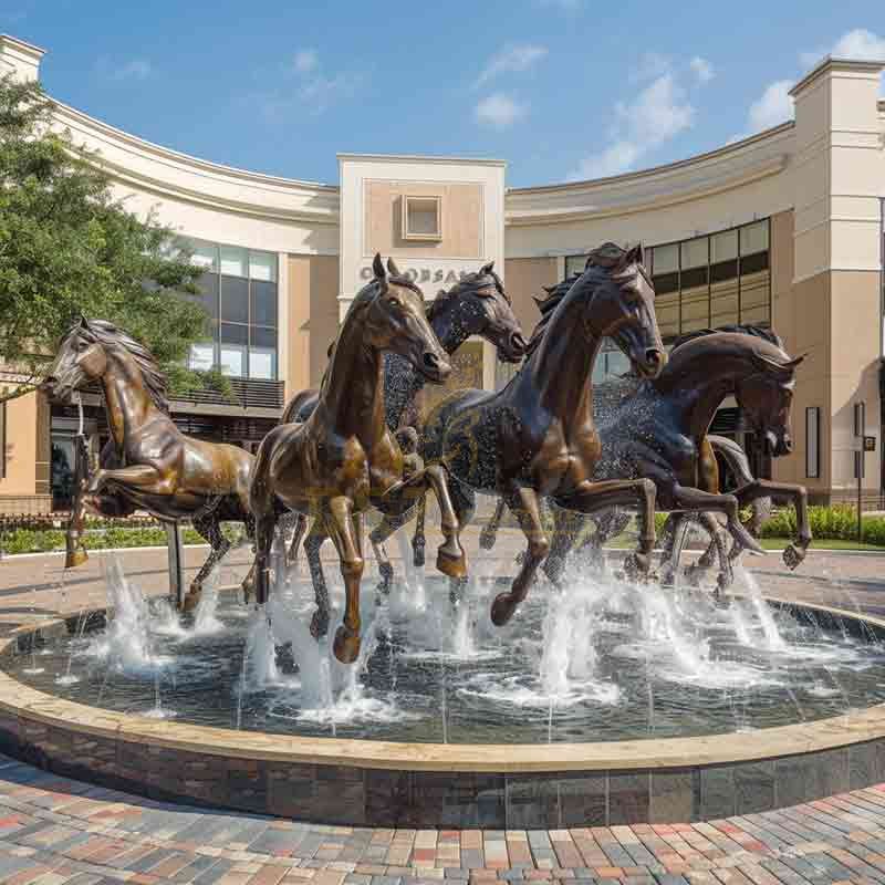 bronze horse sculpture