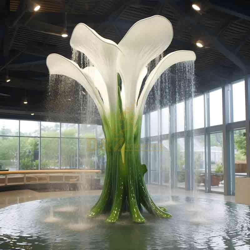 calla lily water fountain