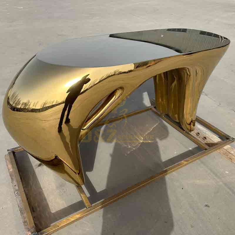 gold plated coffee table