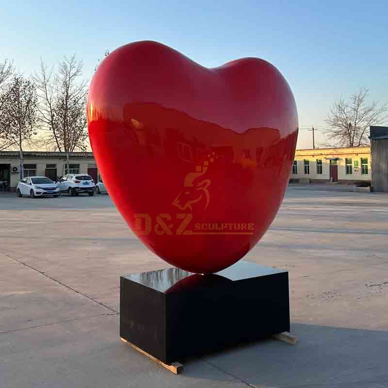 large heart sculpture