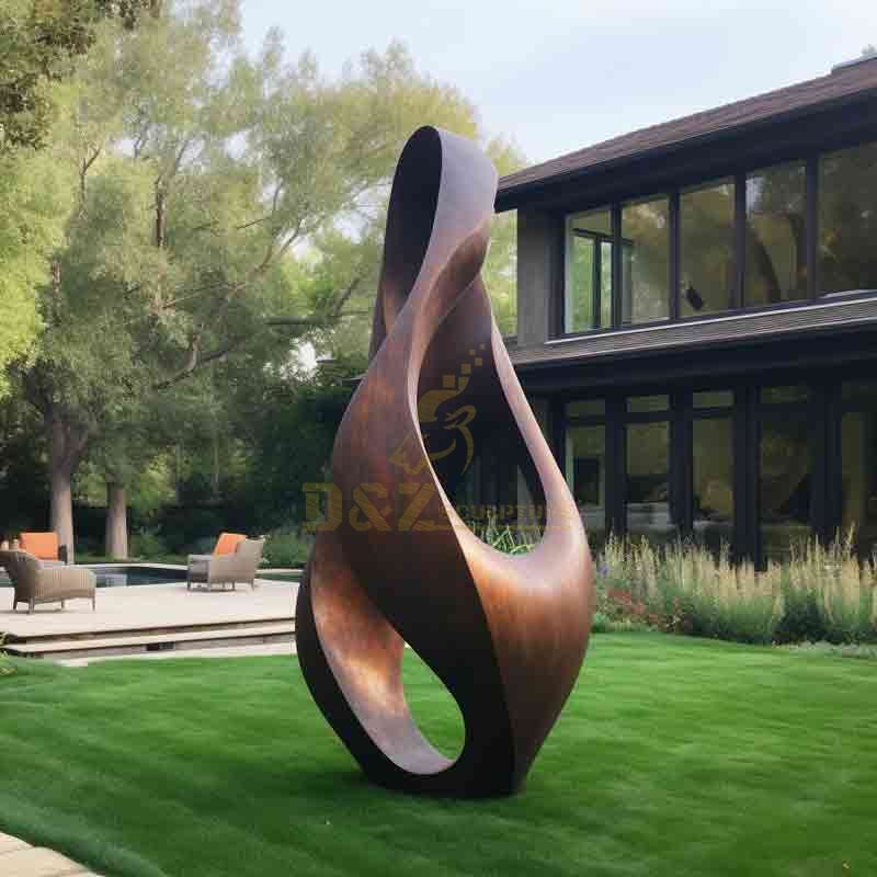 corten steel sculpture