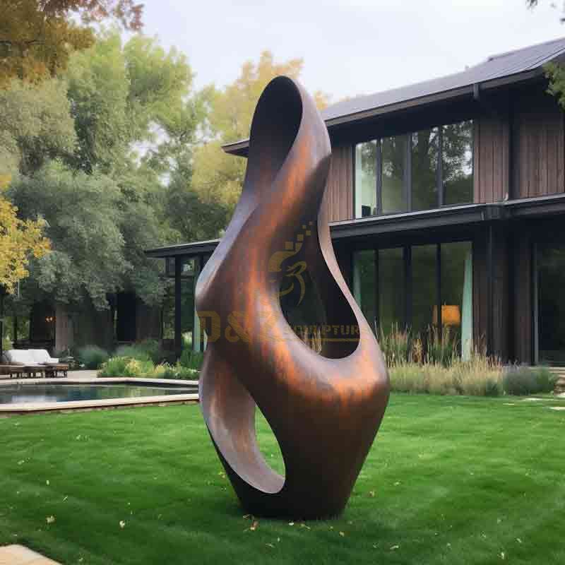 corten steel sculpture