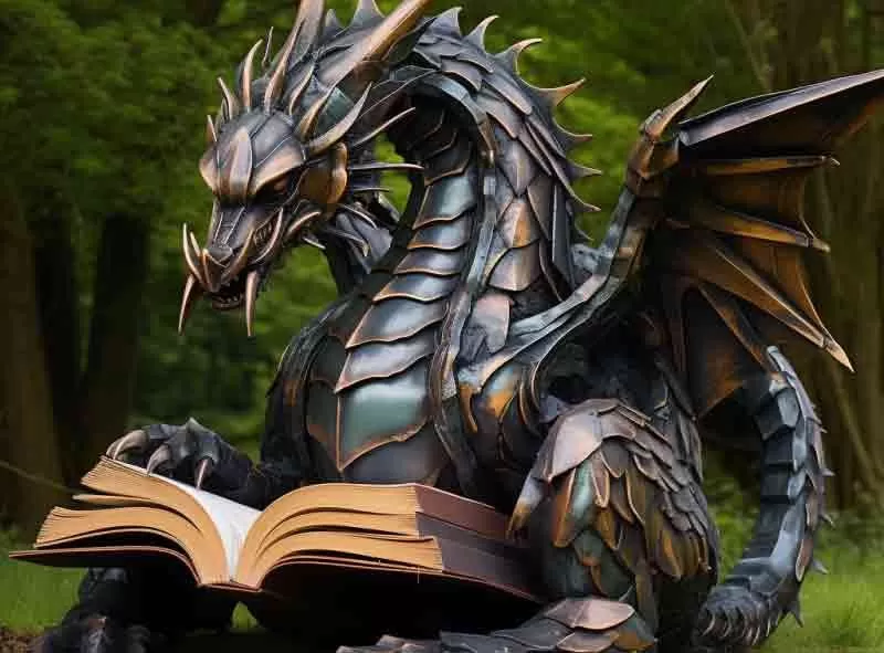 15 Large Metal Dragon Sculpture Designs