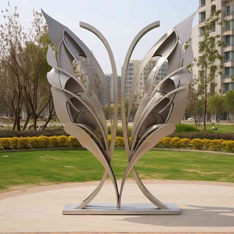 large butterfly sculpture