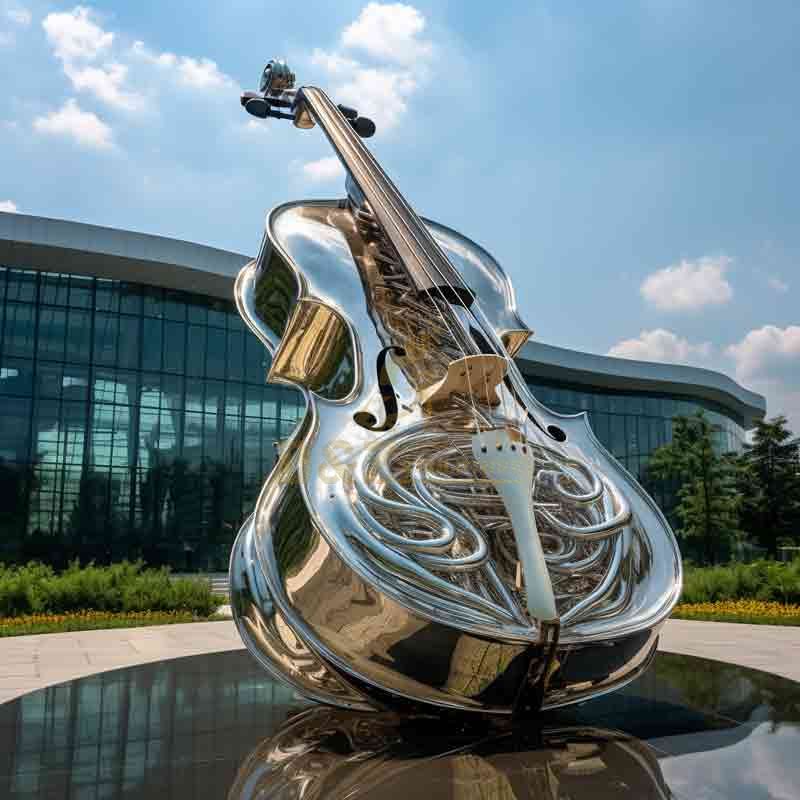 violin sculpture musical instrument sculpture