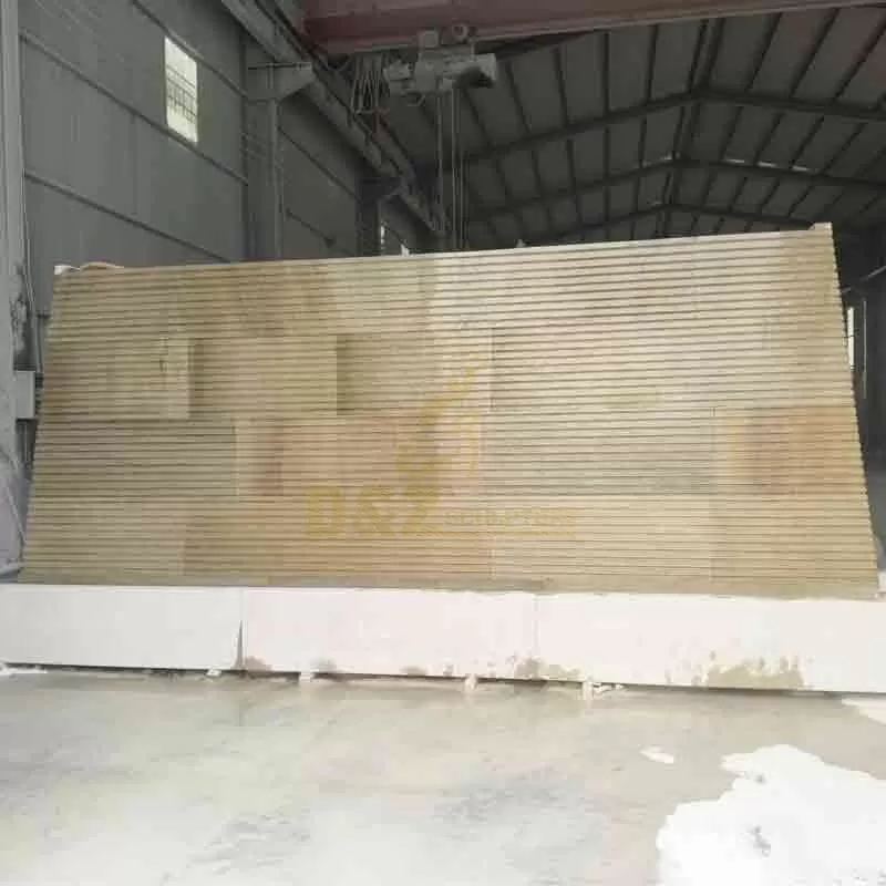 Yellow Sandstone Large Wall Fountain for Villa Hotel DZ-752