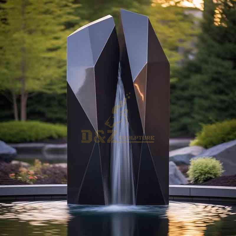 metal waterfall fountain