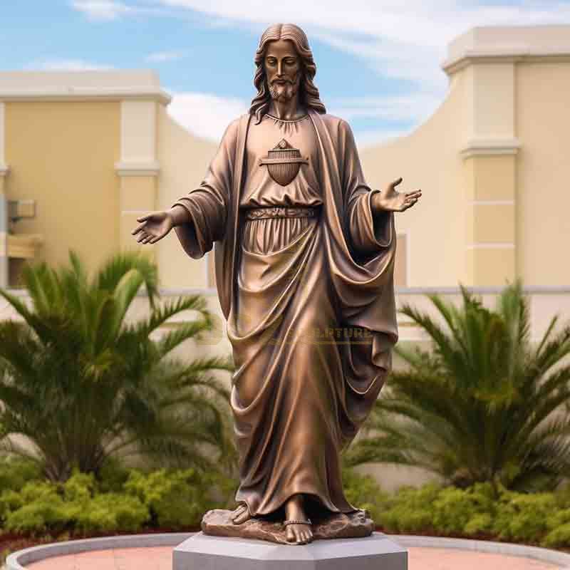 bronze jesus statue