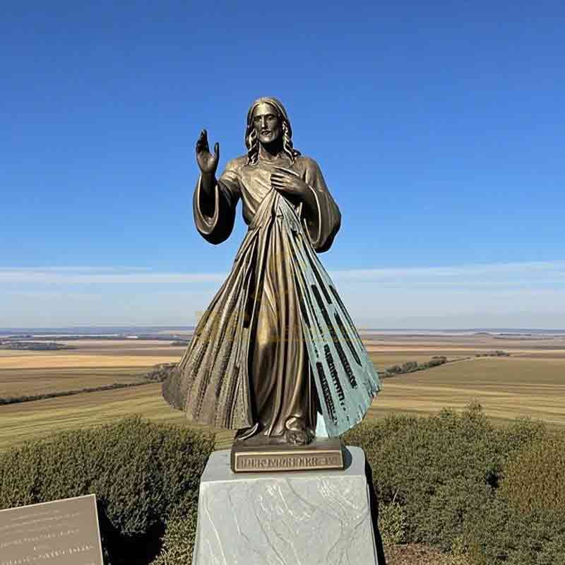 Bronze Jesus Divine Mercy Statue for sale, Outdoor Garden DZ-766