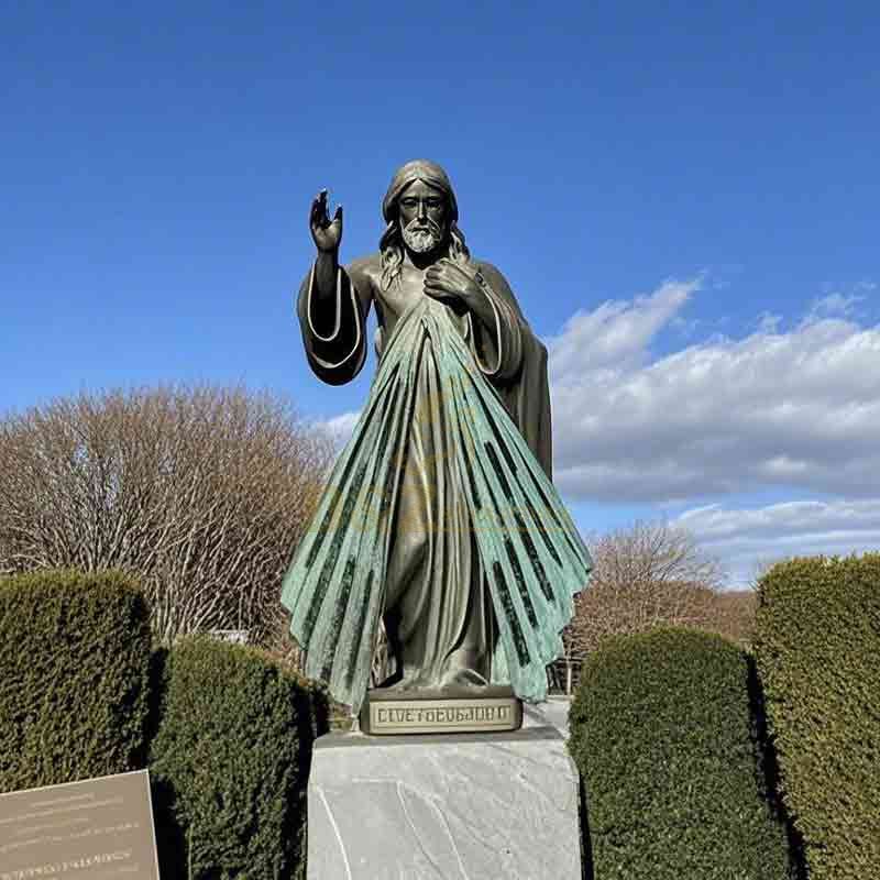 bronze jesus statue